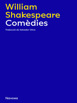 cover image of Comèdies